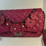 JustFab NWOT Mauve quilted look purse Photo 2