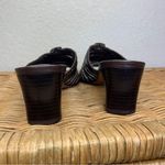 Brighton Freddi Leather Strappy Heeled Mule Size Photo 4