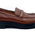 Madewell  The Bradley Lugsole Loafer English Saddle Brown Leather Women’s Size 9 Photo 4