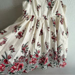 Storia  Floral Babydoll Strapless Dress Sz Medium Romantic Coquette Photo 2