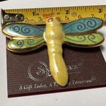 Dragonfly Ceramic Insect Brooch Pin Pin Art Spoontiques Green Photo 2