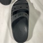 Crocs BAYA TWO STRAP SLIDE SANDAL ICONIC COMFORT UNISEX MEN 5 WOMEN 7 BLACK NEW Photo 6