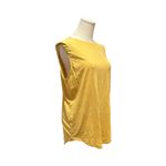 Lululemon Shirt Women’s S Yellow Sleeveless Tank Top Crew Neck Stretch Gym Photo 3