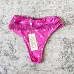 For Love & Lemons NWT  Tutti Frutti Bottom Pink Dot Photo 4
