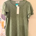 Kaileigh Short Sleeve Ruffle Tee Photo 4