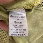 Jess & Jane Women's Bora Bora Mineral Washed Mesh Contrast Cotton Tunic Citrus Green Photo 5