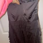 H&M Black Strapless Mini Dress Photo 3