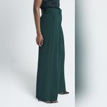 River Island Green Pleated Wide Leg Trousers Nwt Sz 6 Photo 1