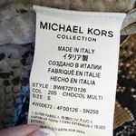 Michael Kors NEW  Nikki Python Snake Print Silk Crepe De Chine Blouse Shirt Top S Photo 2