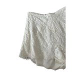 Keepsake  White Lace High Waist Shorts Size Large Photo 6