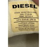 Diesel  Womens Shoes Sneakers Size 9 Active W Moslette Cream Leather Y2K Vintage Photo 8