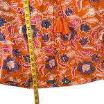 Cleobella Talia Organic Cotton Floral Button Up Top Orange Size S Boho Peasant Photo 4