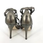 BCBGMAXAZRIA Strappy Heel Sandals Pewter Size 7.5 Photo 4