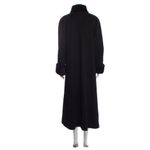 Steve by Searle Vintage Penny Lane Black Wool Cashmere Blend Satin sz P12 Photo 3