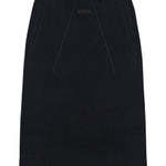 Fear of god Essentials Women's Jet Black Heavy Long Skirt XXL Photo 0