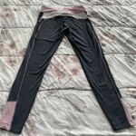 Bebe Sport Gray with Pink & White Inside Pocket Athletic Leggings, size XS Photo 13