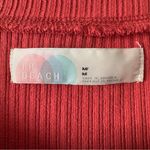 Free People  FP Beach Ribbed Long Sleeve Tunic Cotton Stretch Casual oversized M Photo 4