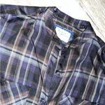 Holding Horses  Anthropologie Cody Shirt Dress XS Oversized Plaid Lyocell Photo 11