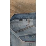 Eddie Bauer 12 Light Wash Boyfriend Denim Cuffed Shorts Photo 2