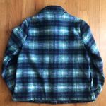 MELLODAY  Green and Blue Plaid Shirt jacket Photo 1