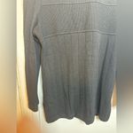 St. John  Black Textured Santana Knit Tunic Sweater Photo 5