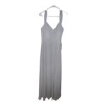 Birdy Grey NWT ‎ Devin Chiffon Convertible Maxi Dress Dove Gray Women’s Size Med Photo 2
