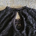 Live to be spoiled NWOT Lived To Be Spoiled Black Lace Tank with Slip, Sz Medium Photo 3