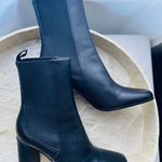 ZARA  Heeled Leather Ankle Boots  Photo 2