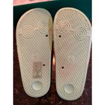 Brand New Lauren Lorraine Women's Size 7 Green Rainbow Sandals Slides Beach Photo 3