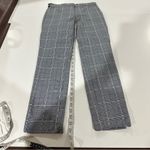 ZARA ‎ Gray & White Striped High Rise Cropped Pants Size S Photo 12