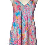 FLORENCIA 70% Silk Floral Chemise
Nightgown Mini Dress V Photo 3