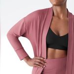 True & Co Women's Any Wear Open Cardigan size Small NWT crushed berry (b34.5) Red Photo 4