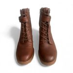 Zodiac  Brown Leather Ankle Boots Size 10 Photo 4