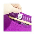 Reebok Womens Tank Top Shirt Purple Sleeveless Round Neck Breathable Yoga S Photo 3