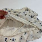 Universal Threads Universal Thread Floral Ruffle Shorts Size Small Cream Blue Boho Photo 5