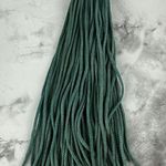 Vintage Womens Cloisonne Lotus Flower Medallion Tassel Necklace Jade Green Photo 4