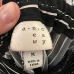 Andeway Black Pin Striped Crop Pants Photo 2