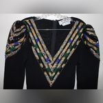 Vintage Pat Sandler for Wellmore sweater dress Black Size 16 Photo 1