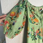 Farm Rio Anthropologie Off Shoulder Floral Midi Dress Boho Shower Garden Brunch Photo 6