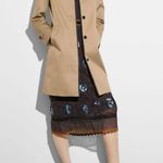 Coach NWOT Leather Trim Coat Size 00/ XS Jacket Photo 0