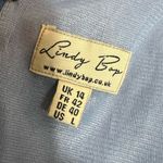 Lindy Bop Ophelia Retro Pin Up Blue Floral Pin Up Swing Rockabilly Dress Sz L Size L Photo 5