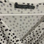 Nasty Gal Polka Dot Cropped Wrap Top Photo 3
