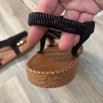 Black Sandals with Bow Detail NWT Size 9 Photo 2