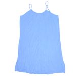 Kona Sol Blue Textured Fabric Swim Coverup Photo 2
