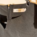 Hue  Black Sleeveless Dress with Bold Side Pleats - Size Small Photo 1