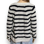 H&M Cable-knit Crewneck Sweater Women’s Medium Black & Beige/Ivory Size Medium Photo 2
