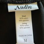 ANDIE  The Sardinia One-Piece Adjustable Straps Black SZ M #1442 Photo 4