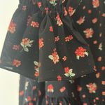 We Wore What  Polkadot Floral ruffle High low Maxi dress M NWT Photo 7