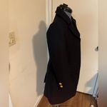 ZARA NWT Manteco (Italian Wool) Navy Blue Coat Photo 13