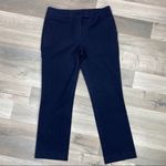 Ann Taylor  Factory Signature Capri Pants Navy Blue 0 Flat Front Stretch Photo 1